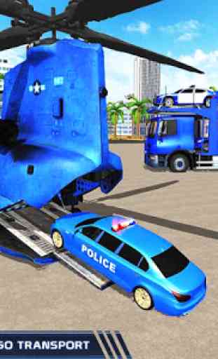 Nos real polícia avião carro transportador 4