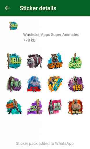 ☆ Novos adesivos de super heróis (WAStickerApps) 3