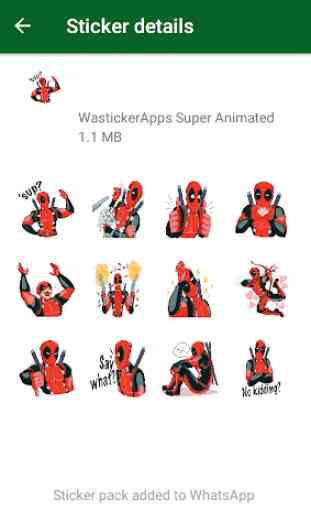 ☆ Novos adesivos de super heróis (WAStickerApps) 4
