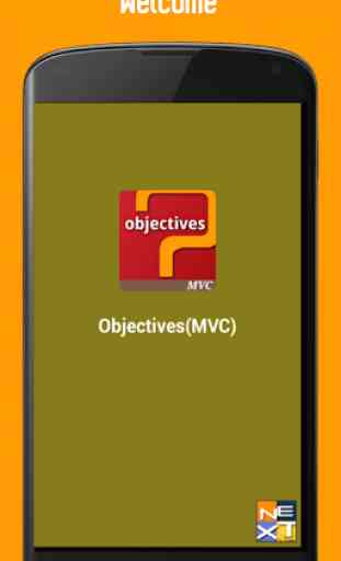 Objectives (MVC) 1