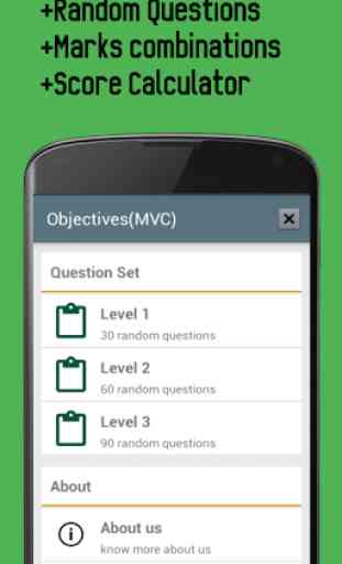Objectives (MVC) 2