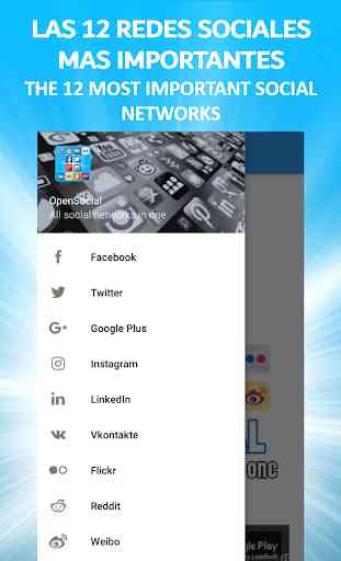 OpenSocial - App com 12 redes sociais 2
