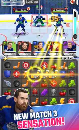 Puzzle Hockey - Official NHLPA Match 3 RPG 4