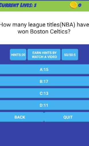 QUIZ FOR NBA  2018 2