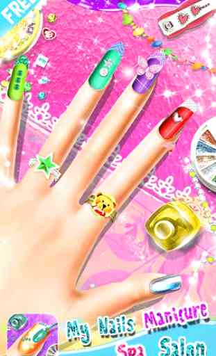 Salão de Manicure Manicure Nails - Jogo Meninas 1