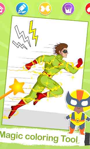 Super-heróis para colorir 3