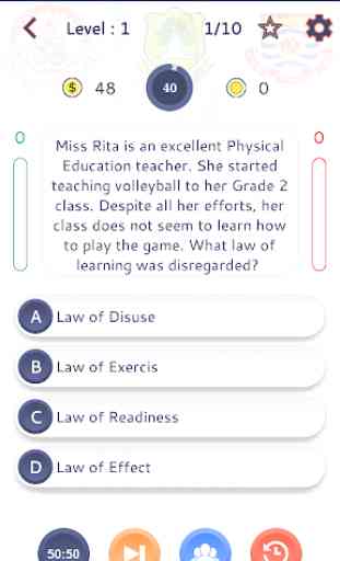 Teachers Licensure Quiz: Self Test MCQ 4