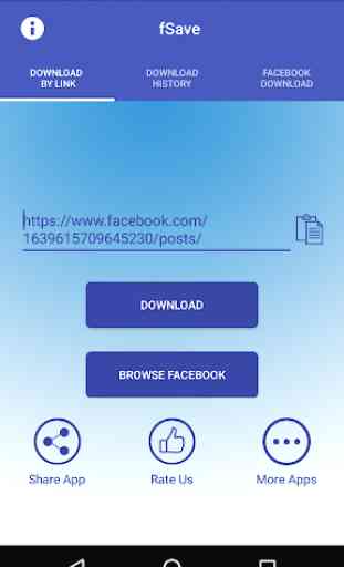 Video Downloader for Facebook : Save Videos -fSave 1