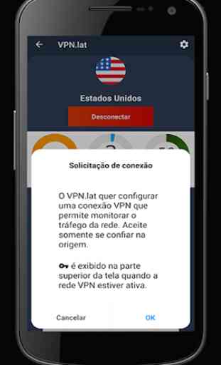 VPN grátis e ilimitado - Brasil, USA, Europe 4