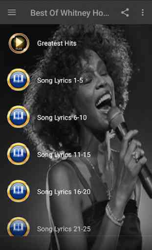 Whitney Houston Songs & Lyrics 3