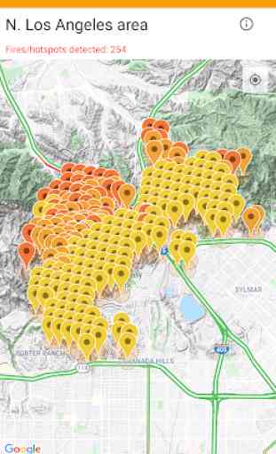 Wildfire Map, Tracker, Info + Alerts: Fireguard 1