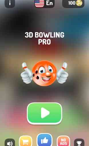 3D Bowling Pro - Jogo Boliche de dez pinos grátis 1