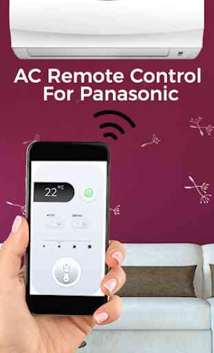 AC Remote Control For Panasonic 1