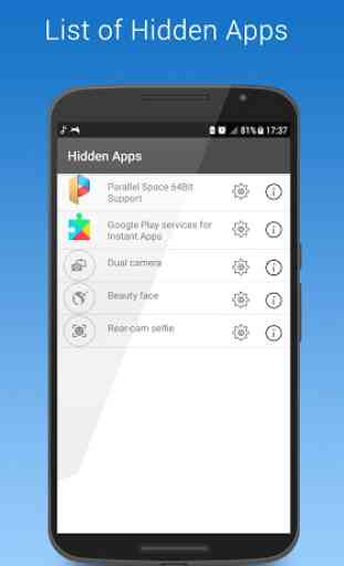 aplicativos ocultos - Hidden Apps 2