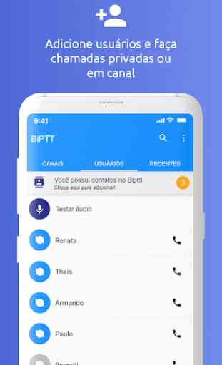 BiPTT - aplicativo de mensagens PTT push to talk 4