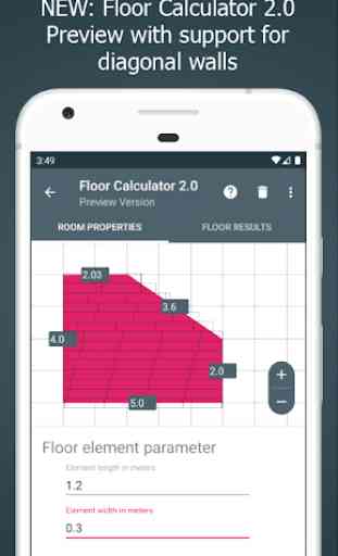 Calculadora de piso: Planeje pisos e revestimentos 1