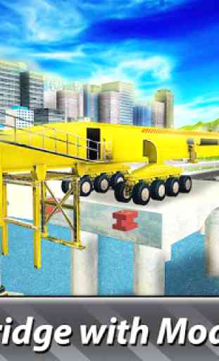 Caminhões de construção: Bridge Building Simulator 1