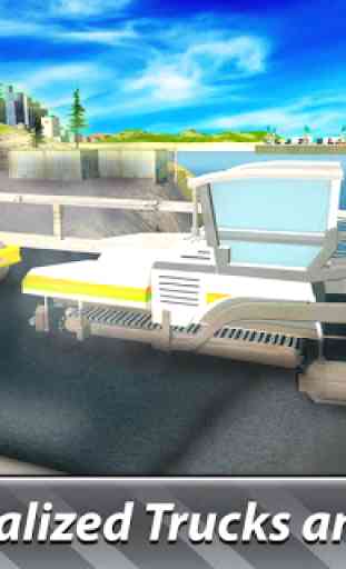 Caminhões de construção: Bridge Building Simulator 3