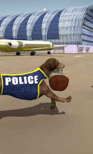 Crime Polícia Cão correr atrás Simulador 4