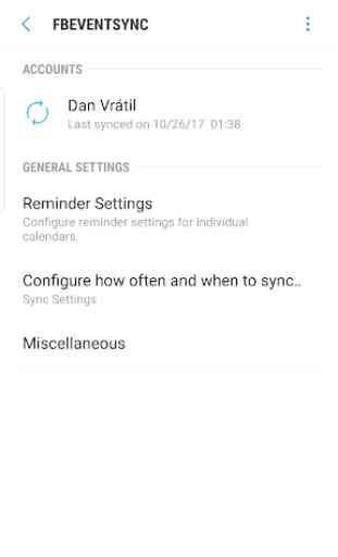 Event Sync for Facebook 2