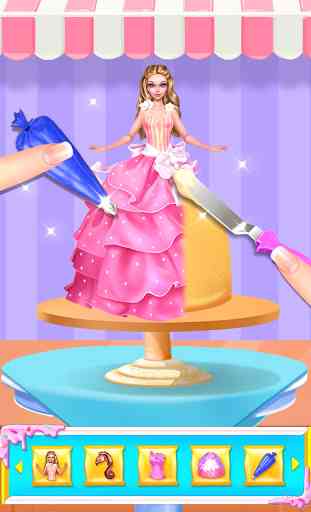 Fashion Doll: Doll Cake Bakery 3