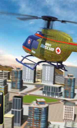 Helicóptero Resgatar Exército Vôo Missão 4
