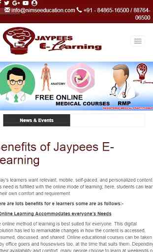 Jaypees E-Learning 2