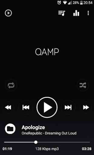 Jogador Mp3 - Leitor de música - Qamp 3
