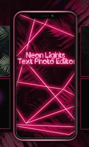 Letras de Neon - Editor de Fotos 4