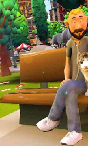 my virtual pet games: simulador de gato de fuga 4