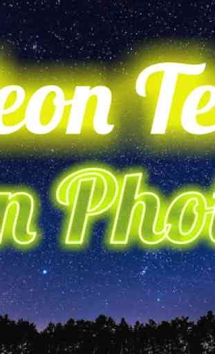 Neon Text On Photo 1