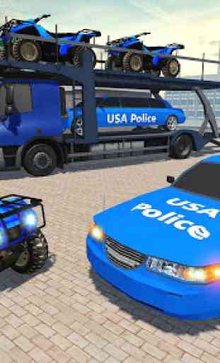 NOS polícia ATV quad transportador jogos 1