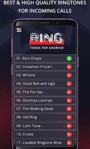Novos toques para Andriod: Mobile Ringtone App 3