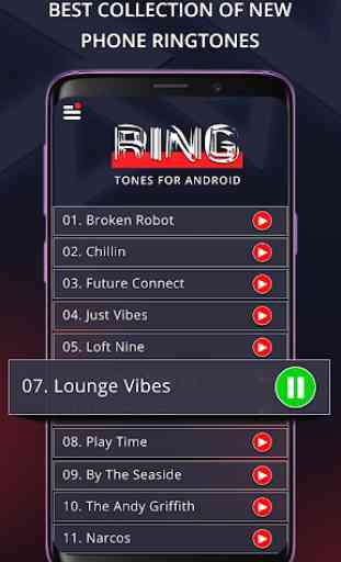 Novos toques para Andriod: Mobile Ringtone App 4