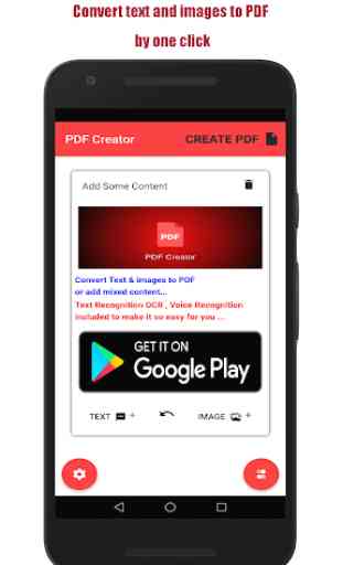 PDF Creator  |   Text & Images to PDF 1