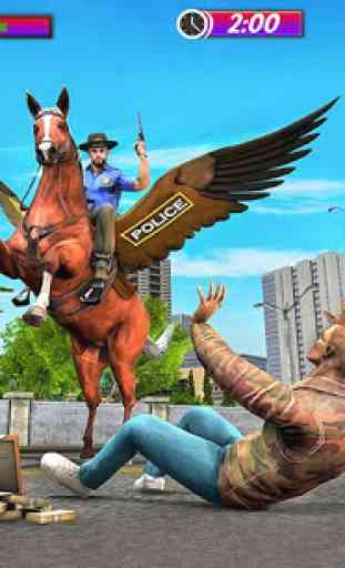 perseguição policial a cavalo voador 1