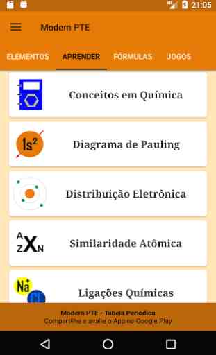 Tabela Periódica dos Elementos - Modern PTE 4