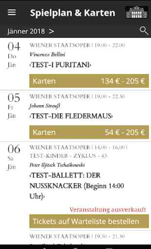 Wiener Staatsoper Tickets 1