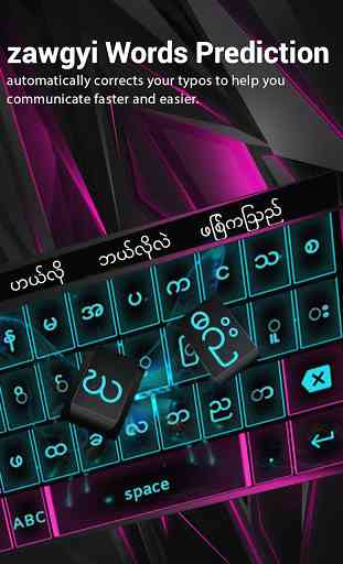 Zawgyi Myanmar Indic indicador de teclado 2019 1