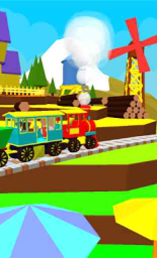 Jogo de trem 3D para crianças 1