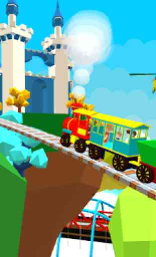 Jogo de trem 3D para crianças 3