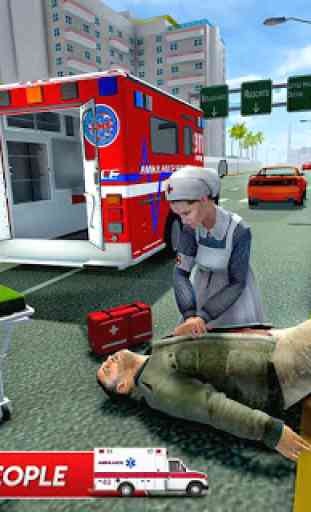911 Resgatar Ambulância Simulador 3