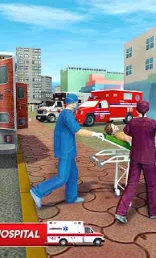 911 Resgatar Ambulância Simulador 4