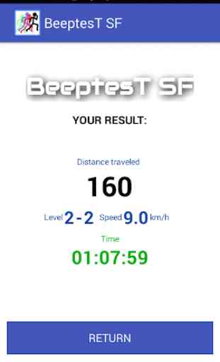 Beep Test SF 3