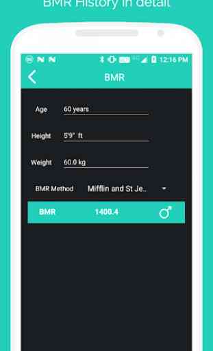 Calculadora BMI - perda de peso e calculadora BMR 4