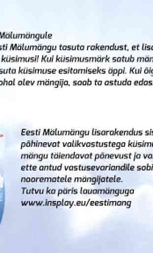 Eesti Mälumängu lisaküsimused 2