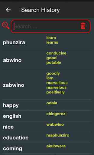 English to Chichewa Dictionary Offline 4