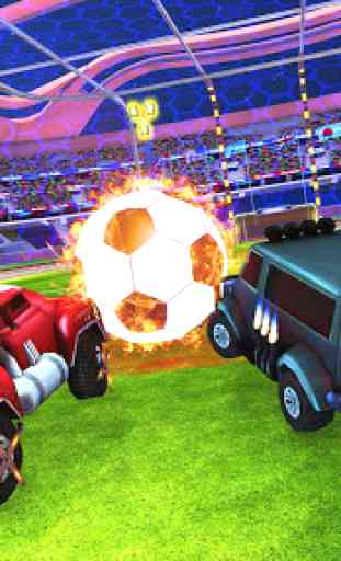Foguete Carros Football League: Battle Royale 3