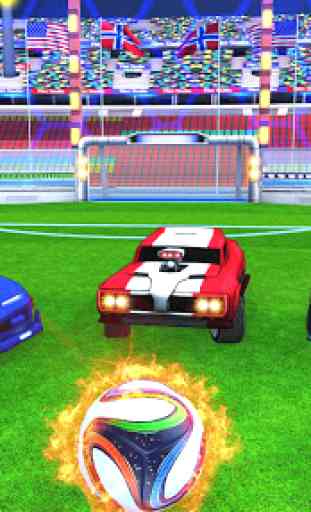 Foguete Carros Football League: Battle Royale 4