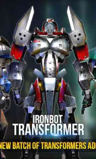 herói de batalha de ferro - transformador de robô 1